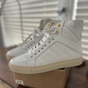 Zadig & Voltaire High Flash Punched Sneakers Size 37